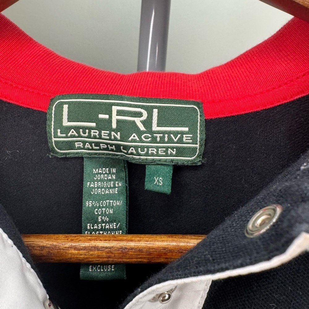 Ralph Lauren Black and Red Polo Shirt - Picture 3 of 9
